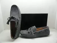 made in italy tods zapatos hombre mocassins 2013 mode rosette gray